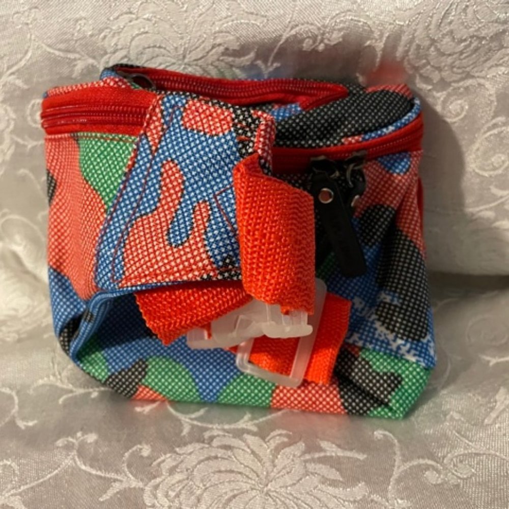Colorful Sport printed canvas fanny pack. NWOT - Picture 8 of 10